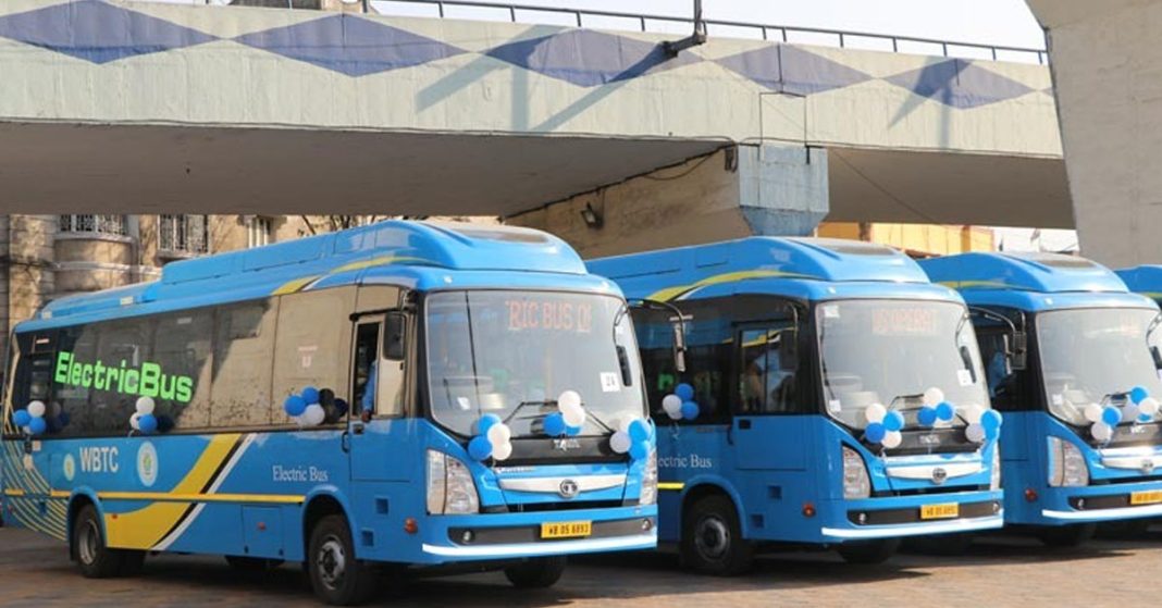 electric bus in kolkata
